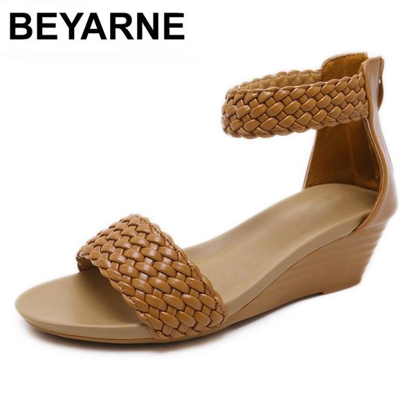 beyarnegykaeo roman style female sandals lady large size comfortable weave beach shoes women street fashion wedges sandalias muj, Black
beyarnegykaeo roman style female sandals lady large size comfortable weave beach shoes women street fashion wedges sandalias muj, Black