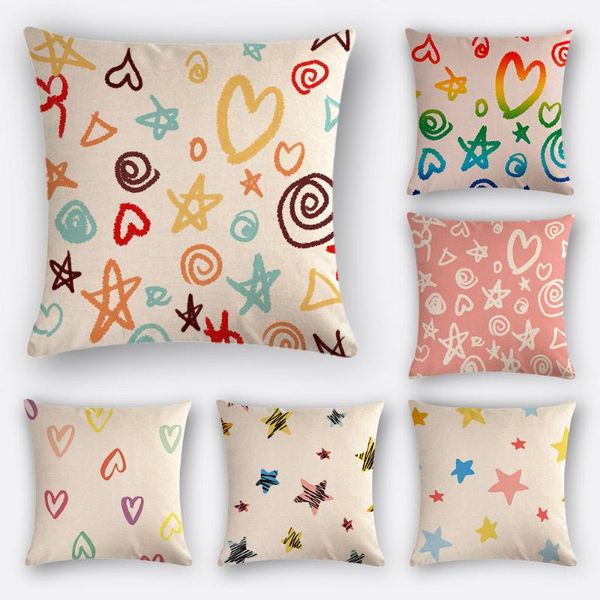 cushion/decorative pillow love star series home living room sofa decorative cushion cover bedside 45x45cm linen pillowcase
cushion/decorative pillow love star series home living room sofa decorative cushion cover bedside 45x45cm linen pillowcase