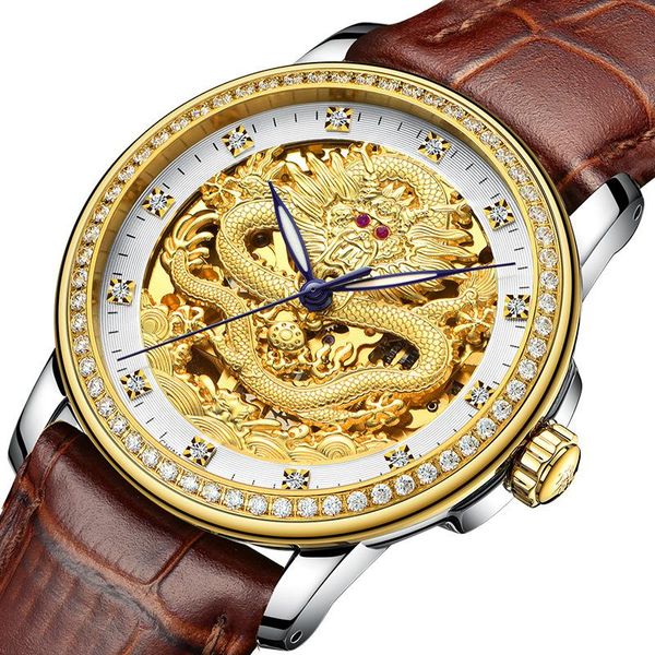 watch business men's watches man clock mechanical hollow night luminous carnival trend women wristwatches, Slivery;brown
watch business men's watches man clock mechanical hollow night luminous carnival trend women wristwatches, Slivery;brown