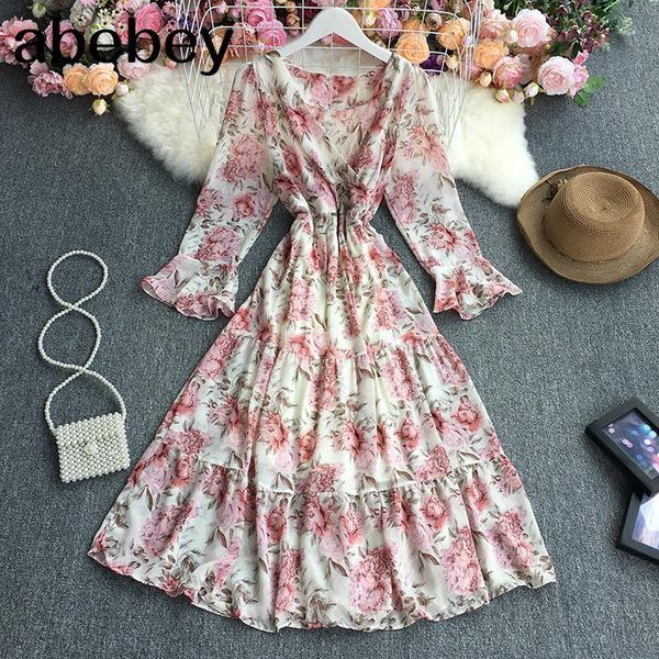 casual dresses 2021 spring autumn korean v-neck flare sleeve dress high waist pleated ruffles patchwork print mid-length a-line, Black;gray
casual dresses 2021 spring autumn korean v-neck flare sleeve dress high waist pleated ruffles patchwork print mid-length a-line, Black;gray