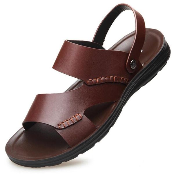 sandals men's summer tide slippers dual-use beach shoes soft bottom wear casual mens, Black
sandals men's summer tide slippers dual-use beach shoes soft bottom wear casual mens, Black