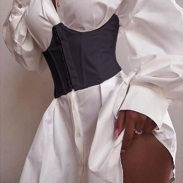 belts fashion super wide belt elastic crop corset women waist shaper slim ladies clothing accesoories female decoration, Black;brown
belts fashion super wide belt elastic crop corset women waist shaper slim ladies clothing accesoories female decoration, Black;brown
