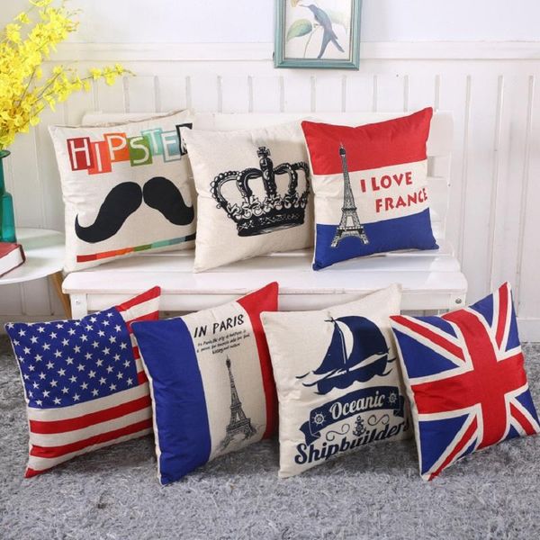 linen cushion cover 45*45cm (no filler) flag beardpolyester family affection sofa car seat home decorative throw pillow cushion/decorative
linen cushion cover 45*45cm (no filler) flag beardpolyester family affection sofa car seat home decorative throw pillow cushion/decorative