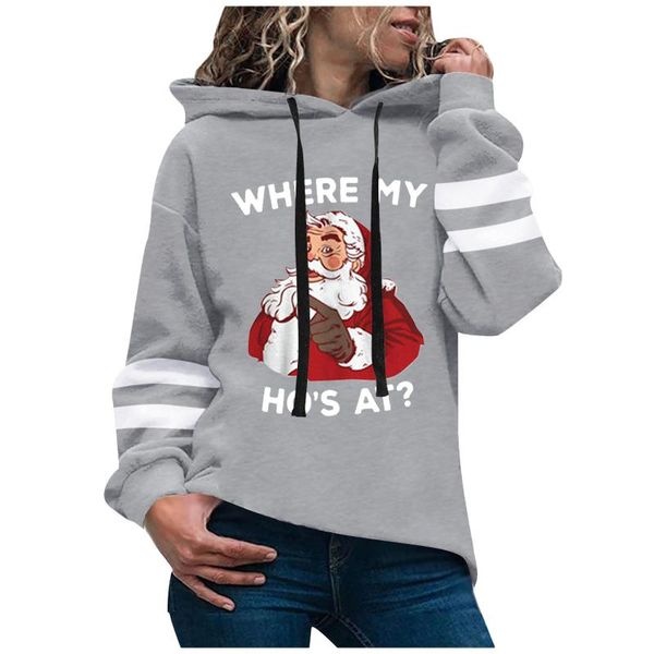 women's hoodies & sweatshirts 2021 women harajuku casual santa claus printed pullover long-sleeved hooded sudaderas mujer, Black
women's hoodies & sweatshirts 2021 women harajuku casual santa claus printed pullover long-sleeved hooded sudaderas mujer, Black