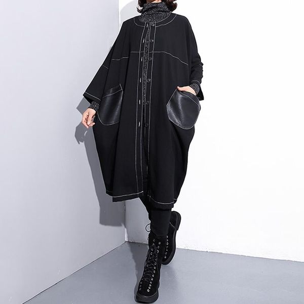 women's trench coats to gladself autumn windbreaker female coat o neck batwing long sleeve single breasted fashion clothing oversized, Tan;black
women's trench coats to gladself autumn windbreaker female coat o neck batwing long sleeve single breasted fashion clothing oversized, Tan;black
