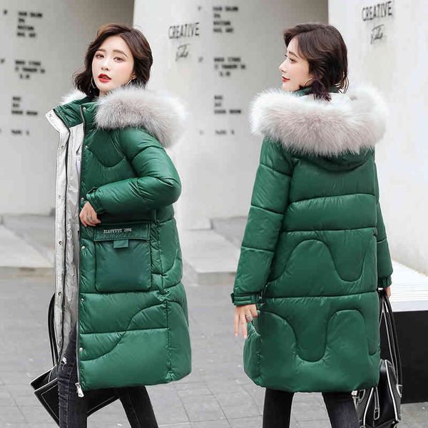 winter women long parkas jackets casual thicken warm hooded coat winter female fur collar padding coats m-xxl 210524, Black
winter women long parkas jackets casual thicken warm hooded coat winter female fur collar padding coats m-xxl 210524, Black