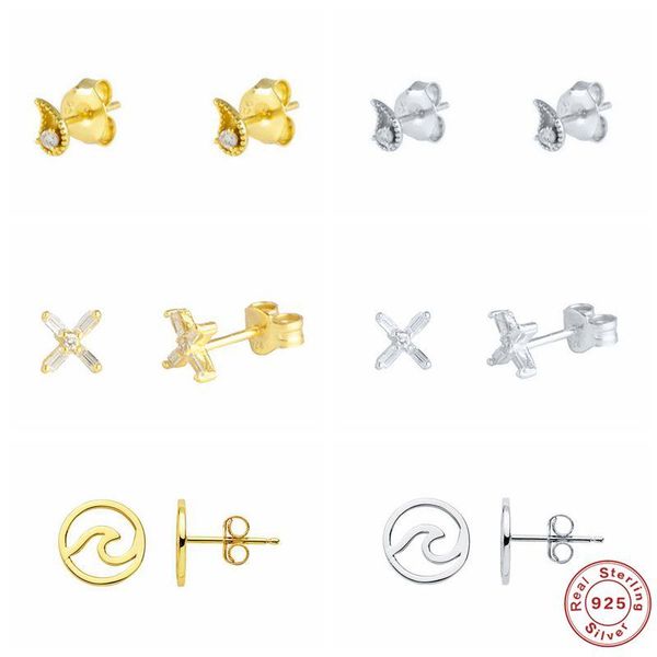 stud canner cute exquisite white zircon 925 sterling silver earrings for women piercing earring earings jewelry pendientes, Golden;silver
stud canner cute exquisite white zircon 925 sterling silver earrings for women piercing earring earings jewelry pendientes, Golden;silver