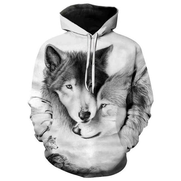 2021 new wolf hoodi men's streetwear hoodie autumn winter hip hop hoody casual brand animal 3d printed sweatshirt, Black
2021 new wolf hoodi men's streetwear hoodie autumn winter hip hop hoody casual brand animal 3d printed sweatshirt, Black