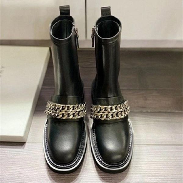 boots women genuine leather black autumn winter metal casual round toe woman shoes zipper zapatos de mujer
boots women genuine leather black autumn winter metal casual round toe woman shoes zipper zapatos de mujer