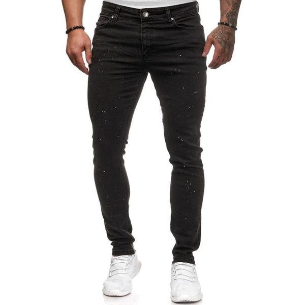 men's jeans mens ripped denim male ny slim fit pencil pants black casual hip hop trousers with holes, Blue
men's jeans mens ripped denim male ny slim fit pencil pants black casual hip hop trousers with holes, Blue