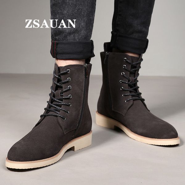 size 37 44 dropshipping cow suede men boots leather luxury pointy zipper chelsea men boots high winter /spring shoes, Black
size 37 44 dropshipping cow suede men boots leather luxury pointy zipper chelsea men boots high winter /spring shoes, Black