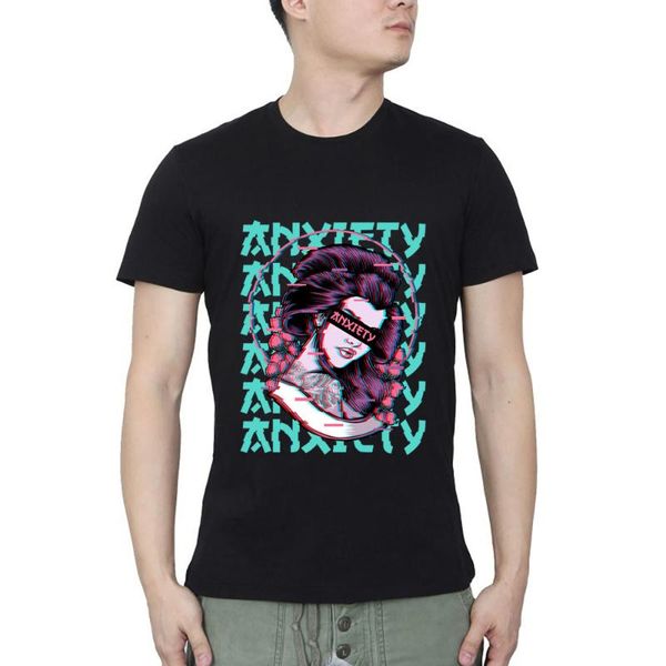 men's t-shirts geisha anxiety soft grunge vaporwave glitch summer casual streetwear o neck t-shirt, White;black
men's t-shirts geisha anxiety soft grunge vaporwave glitch summer casual streetwear o neck t-shirt, White;black