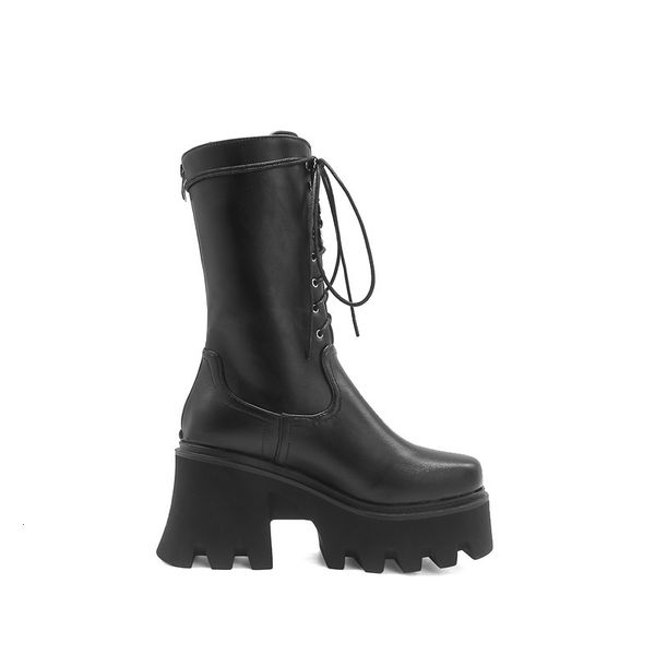 asumer arrive lace up to zip high boots fashion european women's style, Black
asumer arrive lace up to zip high boots fashion european women's style, Black