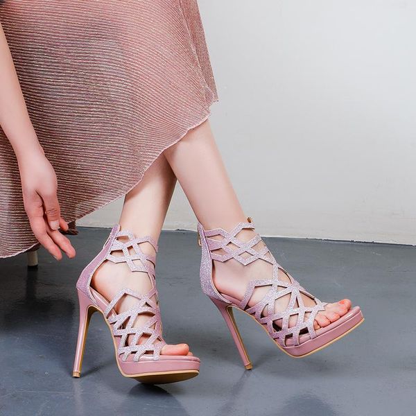 pumps sandals women's shoes peep toe zip femme summer 2021 fashion ladies party hollow out woman high heels sandalies, Black
pumps sandals women's shoes peep toe zip femme summer 2021 fashion ladies party hollow out woman high heels sandalies, Black
