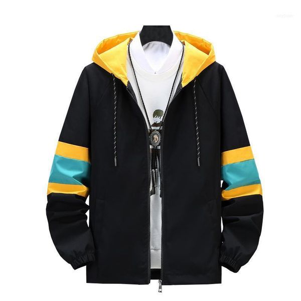 men's jackets spring and autumn casual fashion men high-quality hooded stitching jacket male plus size windbreaker coats brand clothes1, Black;brown
men's jackets spring and autumn casual fashion men high-quality hooded stitching jacket male plus size windbreaker coats brand clothes1, Black;brown