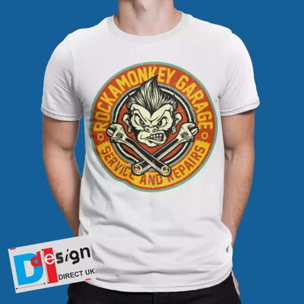 rock monkey t-shirt monkey garage rockabilly car racer cool rock n roll tee, White;black
rock monkey t-shirt monkey garage rockabilly car racer cool rock n roll tee, White;black
