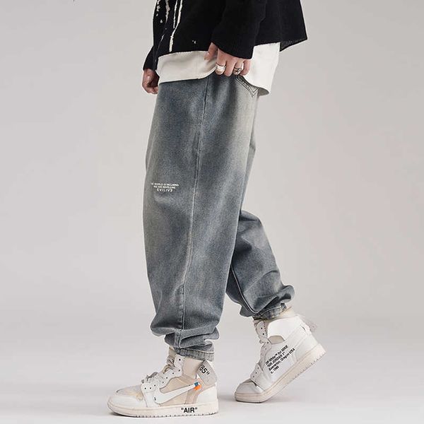 men's jeans fashion streetwear men loose fit retro blue casual cotton denim harem pants hip hop wide leg baggy trouse
men's jeans fashion streetwear men loose fit retro blue casual cotton denim harem pants hip hop wide leg baggy trouse