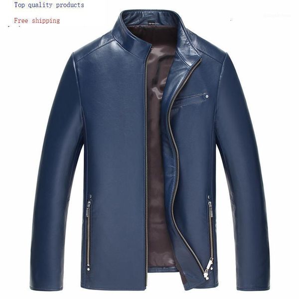 men's leather & faux 2021 short genuine jacket 100% sheepskin coat windbreaker spring autumn slim jackets 81y1908 yy260, Black
men's leather & faux 2021 short genuine jacket 100% sheepskin coat windbreaker spring autumn slim jackets 81y1908 yy260, Black