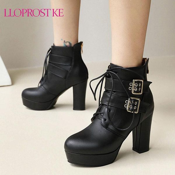 boots lloprost ke metal breasted fashion thick high heel round toe sweet pink ankle cross straps back zipper ladies short, Black
boots lloprost ke metal breasted fashion thick high heel round toe sweet pink ankle cross straps back zipper ladies short, Black