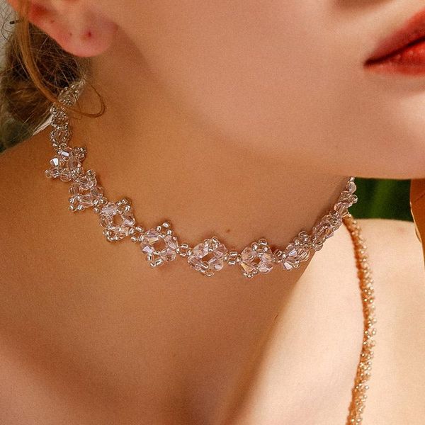 pendant necklaces vsnow temperament simulated pearls beaded choker necklace for women fantasy hollow bling crystal jewelry, Silver
pendant necklaces vsnow temperament simulated pearls beaded choker necklace for women fantasy hollow bling crystal jewelry, Silver
