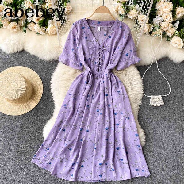 vintage floral drawstring dress women v neck short sleeve a line korean summer vacation slim print 210512, Black;gray
vintage floral drawstring dress women v neck short sleeve a line korean summer vacation slim print 210512, Black;gray