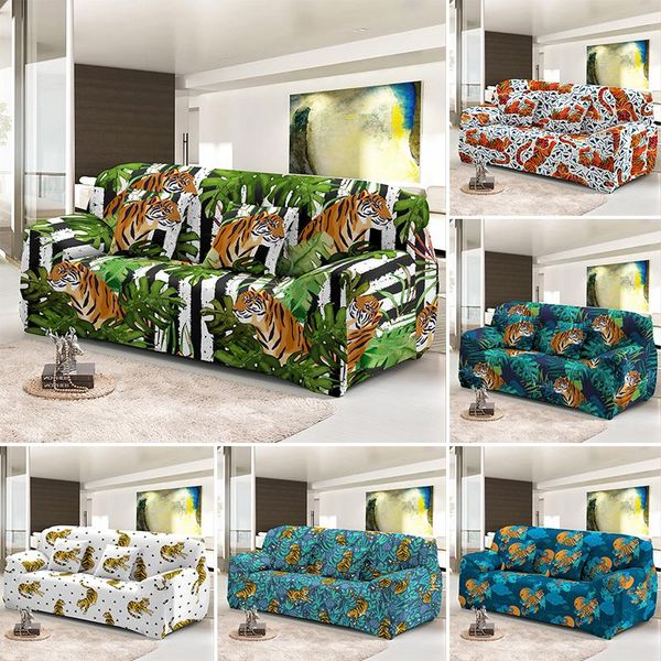 chair covers tiger with tropical leaves sofa cover for living room detachable elastic couch sectional stretch slipcover 1/2/3/4 seater
chair covers tiger with tropical leaves sofa cover for living room detachable elastic couch sectional stretch slipcover 1/2/3/4 seater