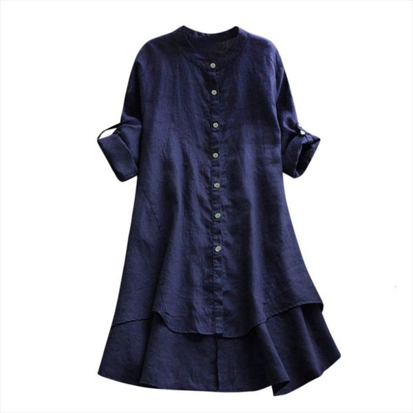 casual linen soild button loose womens shirts long sleeve fashion spring tunic blusas de moda, White
casual linen soild button loose womens shirts long sleeve fashion spring tunic blusas de moda, White