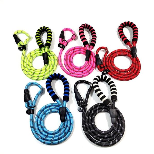 dog collars & leashes reflective leash nylon rope pet running tracking long lead puppy mountain climbing accessories
dog collars & leashes reflective leash nylon rope pet running tracking long lead puppy mountain climbing accessories