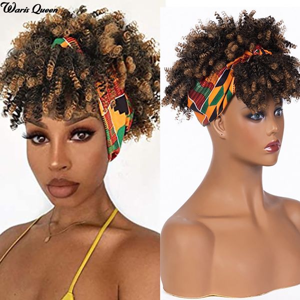 brown to blonde headband wigs synthetic for black women short afro kinky curly wrap wig natural heat resistant hair
brown to blonde headband wigs synthetic for black women short afro kinky curly wrap wig natural heat resistant hair