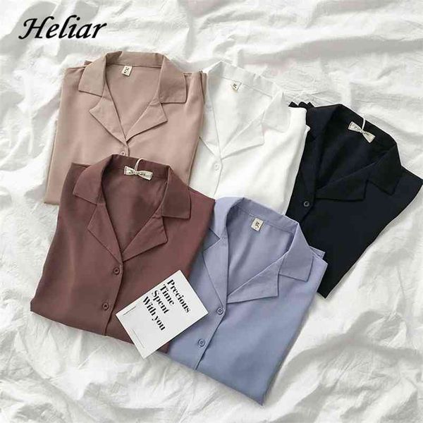 heliar women sping chiffon shirts long sleeve v-neck buttoned up and blouse elegant solid loose ol blouse shirts for women 210401, White
heliar women sping chiffon shirts long sleeve v-neck buttoned up and blouse elegant solid loose ol blouse shirts for women 210401, White
