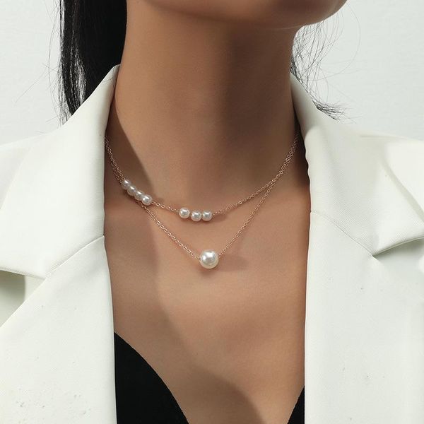chains masa 2021 french elegant retro fashion baroque pearl multilayer necklace simple temperament cold wind sweet girl jewery, Silver
chains masa 2021 french elegant retro fashion baroque pearl multilayer necklace simple temperament cold wind sweet girl jewery, Silver