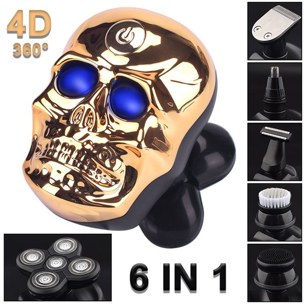 electric shaving 6 in 1 bald head shaver 5d rotary razor five balde multifunctional beard hair trimmer nose ear for men 220222
electric shaving 6 in 1 bald head shaver 5d rotary razor five balde multifunctional beard hair trimmer nose ear for men 220222