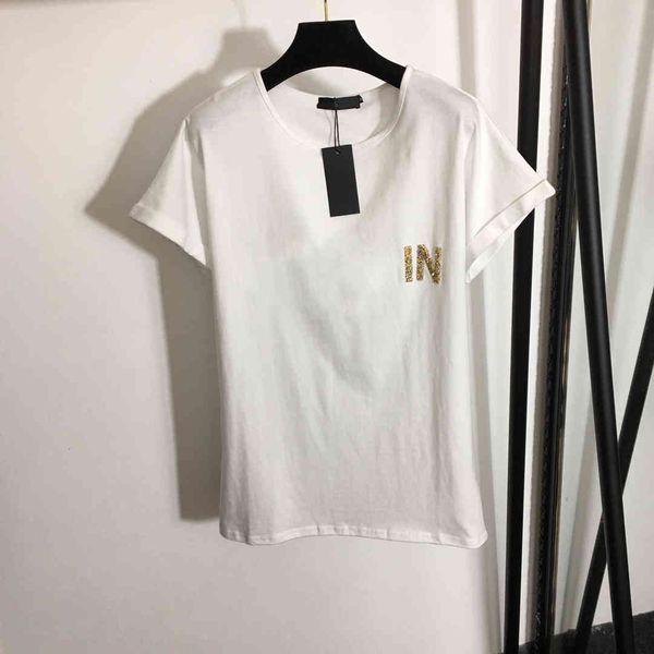 Women's T-Shirt 2021 summer trendy ladies pure cotton short-sleeved fashion all-match1nm H0SG, White
Women's T-Shirt 2021 summer trendy ladies pure cotton short-sleeved fashion all-match1nm H0SG, White