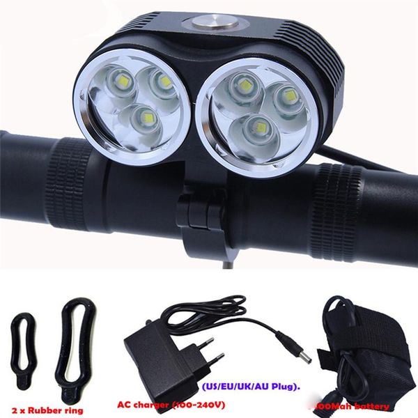 bicycle light rainproof charging 6xled 8.4v 18650 power bank mtb front lamp headlight aluminum ultralight bike lights
bicycle light rainproof charging 6xled 8.4v 18650 power bank mtb front lamp headlight aluminum ultralight bike lights
