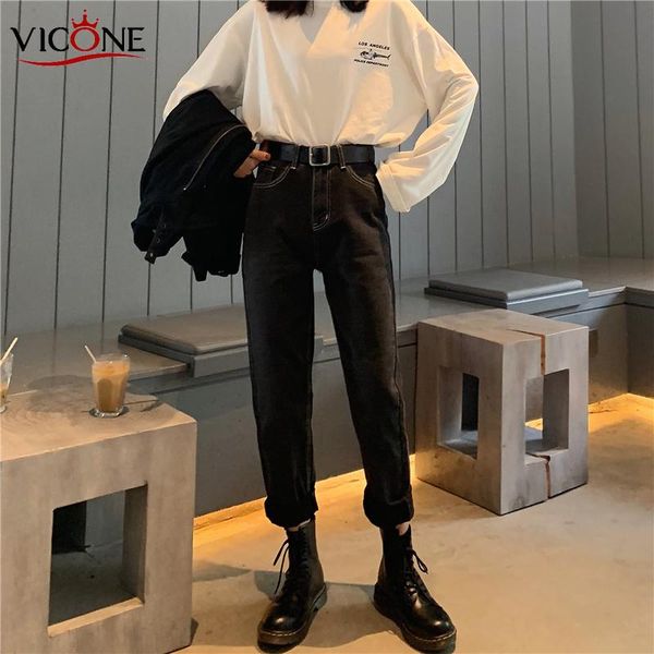 jeans woman casual harem streetwear denim pants trousers slouchy femme high waist women's, Blue
jeans woman casual harem streetwear denim pants trousers slouchy femme high waist women's, Blue