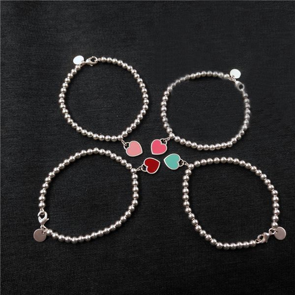 2022 brand original jewelry cuff designer love pendant ball bead bracelet women's fashion personality premium bracelet, White
2022 brand original jewelry cuff designer love pendant ball bead bracelet women's fashion personality premium bracelet, White