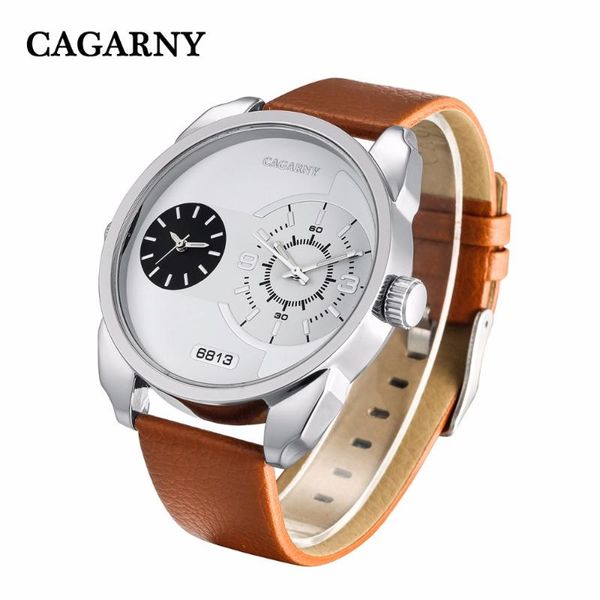 wristwatches men watches cagarny classic quartz watch for leather strap sport men's wrist man 2 times military clock, Slivery;brown
wristwatches men watches cagarny classic quartz watch for leather strap sport men's wrist man 2 times military clock, Slivery;brown