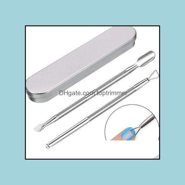 pushers art salon health beautymetal box 2pcs pack triangle pusher peeler scraper remove gel nail polish cuticle remover manicure tools d
pushers art salon health beautymetal box 2pcs pack triangle pusher peeler scraper remove gel nail polish cuticle remover manicure tools d