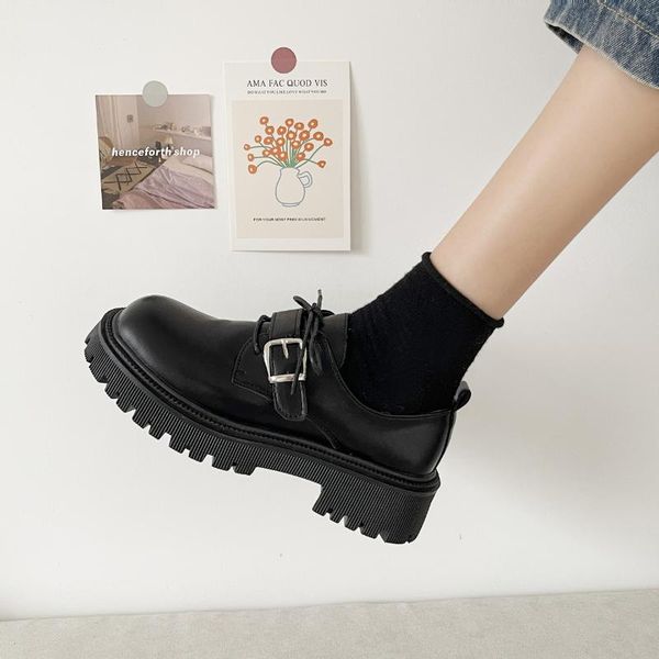 dress shoes 2022 spring and autumn women's black loafers round toe non-slip lace-up casual retro british style small leather
dress shoes 2022 spring and autumn women's black loafers round toe non-slip lace-up casual retro british style small leather