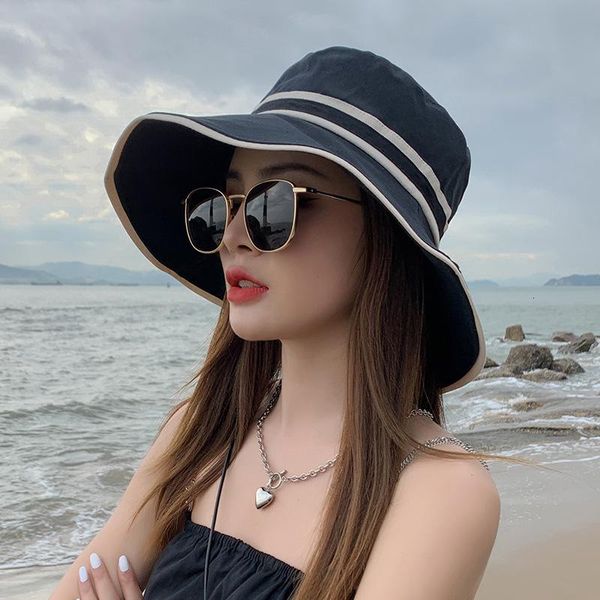 bucket hat sun protection cap uv children's summer fisherman's show face small sun big cornice early spring, Blue;gray
bucket hat sun protection cap uv children's summer fisherman's show face small sun big cornice early spring, Blue;gray