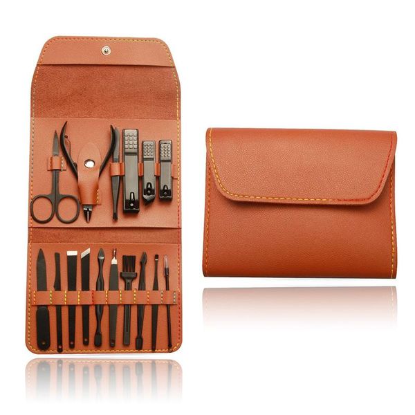 nail art kits 16pcs/set professional manicure set pedicure kit stainless steel clippers tools grooming with luxurious travel case
nail art kits 16pcs/set professional manicure set pedicure kit stainless steel clippers tools grooming with luxurious travel case