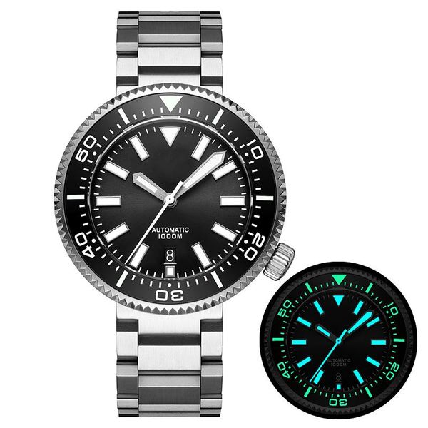 wristwatches addies watch men stainless steel automatic mechanical watches 1000m waterproof diver sapphire ceramic bezel blue luminous, Slivery;brown
wristwatches addies watch men stainless steel automatic mechanical watches 1000m waterproof diver sapphire ceramic bezel blue luminous, Slivery;brown
