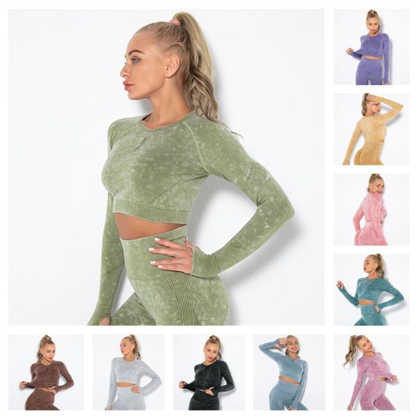 yoga outfit seamless long sleeve workout for women fitness vital gym crop athletic shirt sportswear short active
yoga outfit seamless long sleeve workout for women fitness vital gym crop athletic shirt sportswear short active