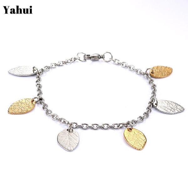 yahui stainless steel jewelry silver leaf bracelets for women charms personalized bracelet adjustable boho beaded, strands, Black
yahui stainless steel jewelry silver leaf bracelets for women charms personalized bracelet adjustable boho beaded, strands, Black