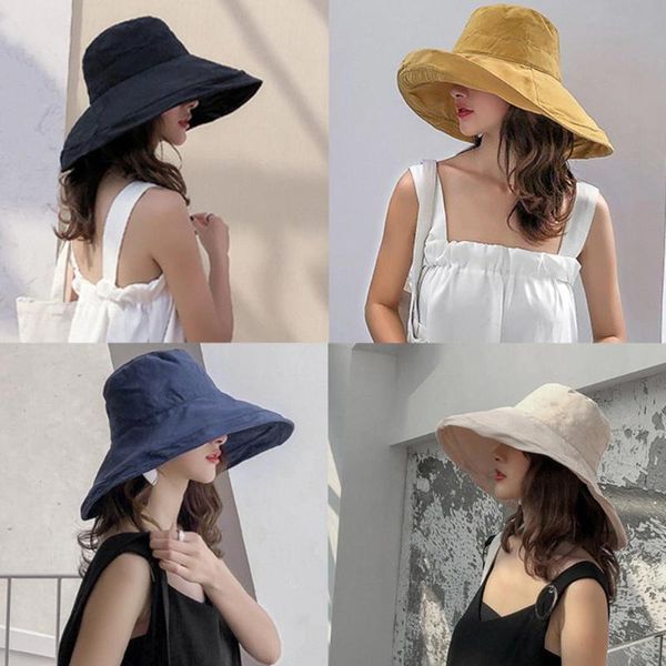 outdoor hats sun protection big brim sunhat double faced cotton linen bucket hat for women, Black;white
outdoor hats sun protection big brim sunhat double faced cotton linen bucket hat for women, Black;white