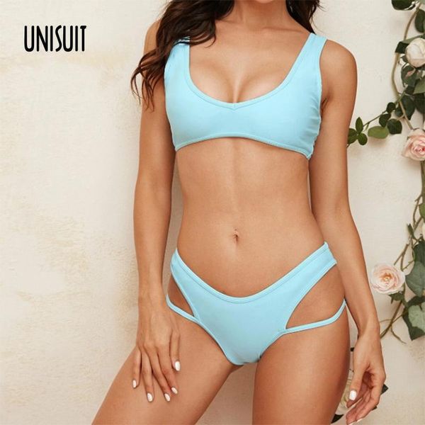 women's swimwear 2021 high waist bikini women swimsuit push up solid vest v-neck set brazilian bathing suit swimming wear female, White;black
women's swimwear 2021 high waist bikini women swimsuit push up solid vest v-neck set brazilian bathing suit swimming wear female, White;black