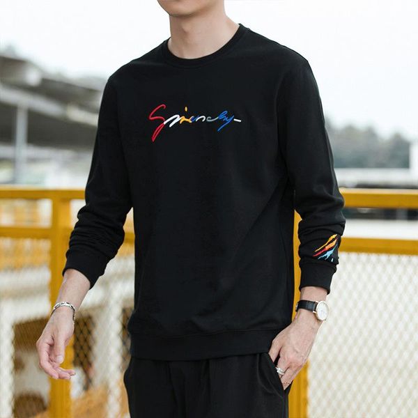 men's t-shirts men who dress the spring 2021 han edition loose clothes round neck long sleeve t-shirt a undertakes to fall, White;black
men's t-shirts men who dress the spring 2021 han edition loose clothes round neck long sleeve t-shirt a undertakes to fall, White;black