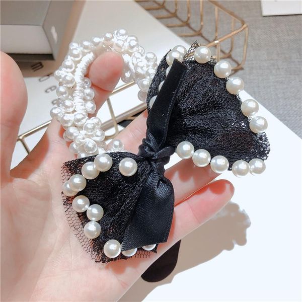 hair accessories cn fabric pearl bowknot ring headband for women elastic rubber bands rope headdress, Slivery;white
hair accessories cn fabric pearl bowknot ring headband for women elastic rubber bands rope headdress, Slivery;white