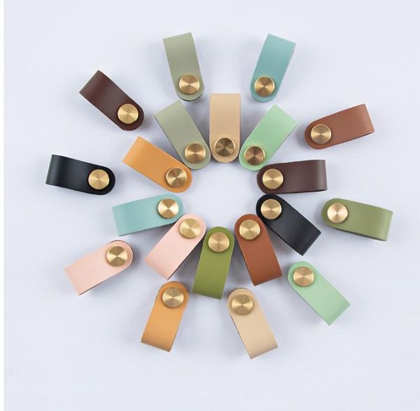 nordic style furniture leather pull handle drawer knob brass wardrobe cupboard cabinet door pulls decorative hardware handles &
nordic style furniture leather pull handle drawer knob brass wardrobe cupboard cabinet door pulls decorative hardware handles &