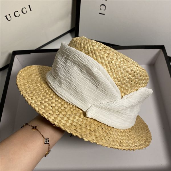 summer women's grass chiffon bandage natural straw flat beach hat sunscreen sun hat, Yellow
summer women's grass chiffon bandage natural straw flat beach hat sunscreen sun hat, Yellow